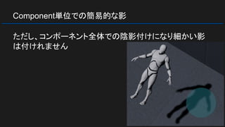 Component単位での簡易的な影
ただし、コンポーネント全体での陰影付けになり細かい影
は付けれません
 