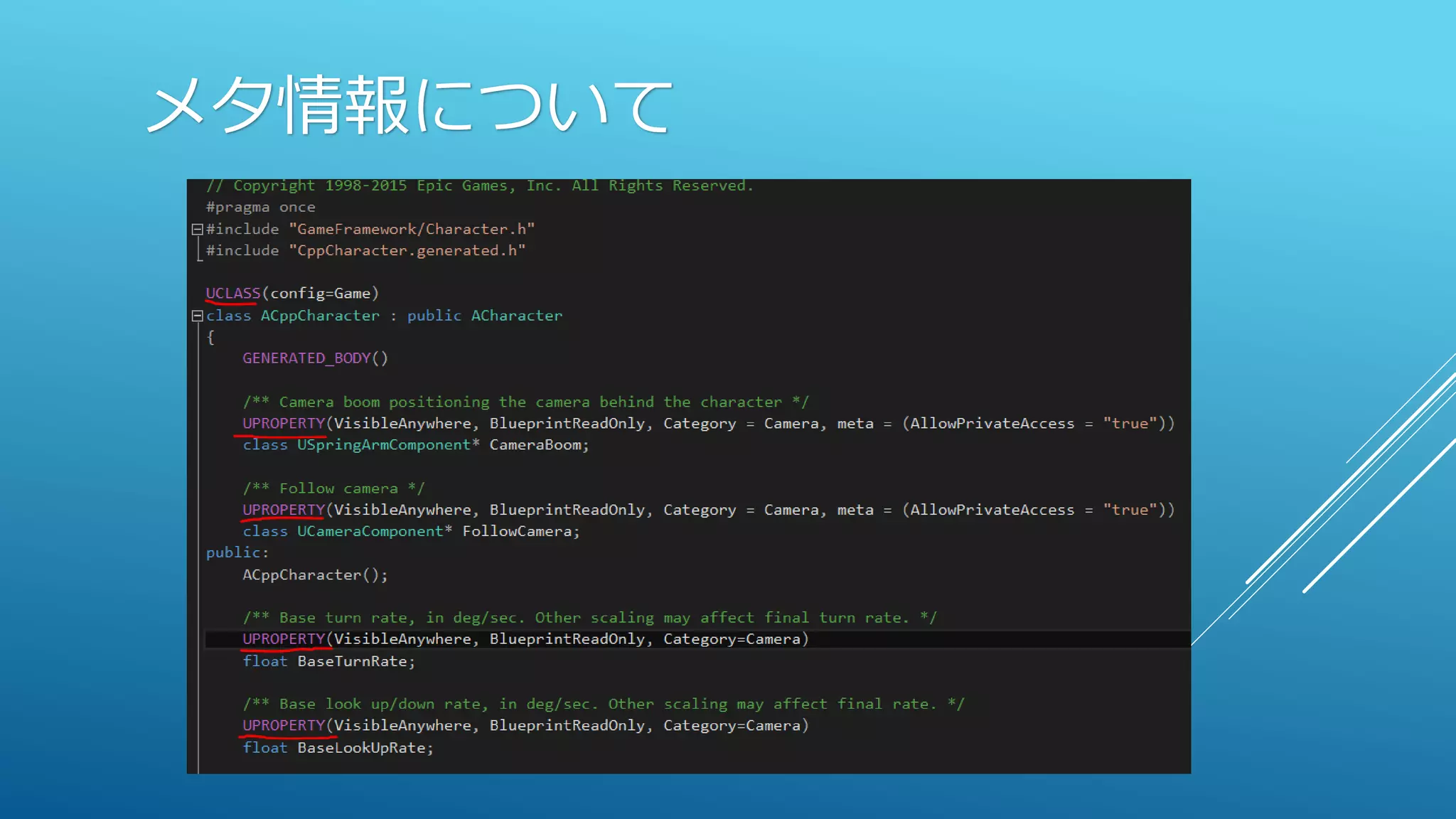 メタ情報について
 