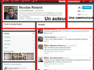 Un auteur Une communauté 
 