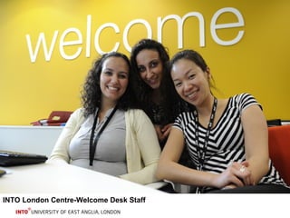 INTO London Centre-Welcome Desk Staff 