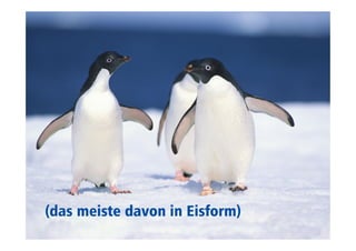 Es bedeckt den 
Grossteil der Erde 
(das meiste davon in Eisform) 
 