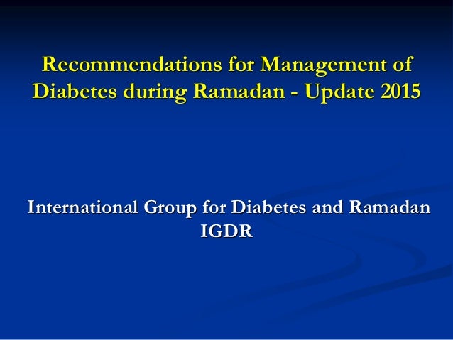 Ueda2016 recommendations for management of diabetes during 