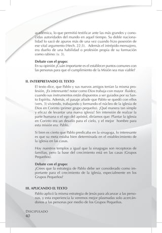 Texto Intrepido Discipulado - Serie de Estudios para Grupos Pequeños | PDF