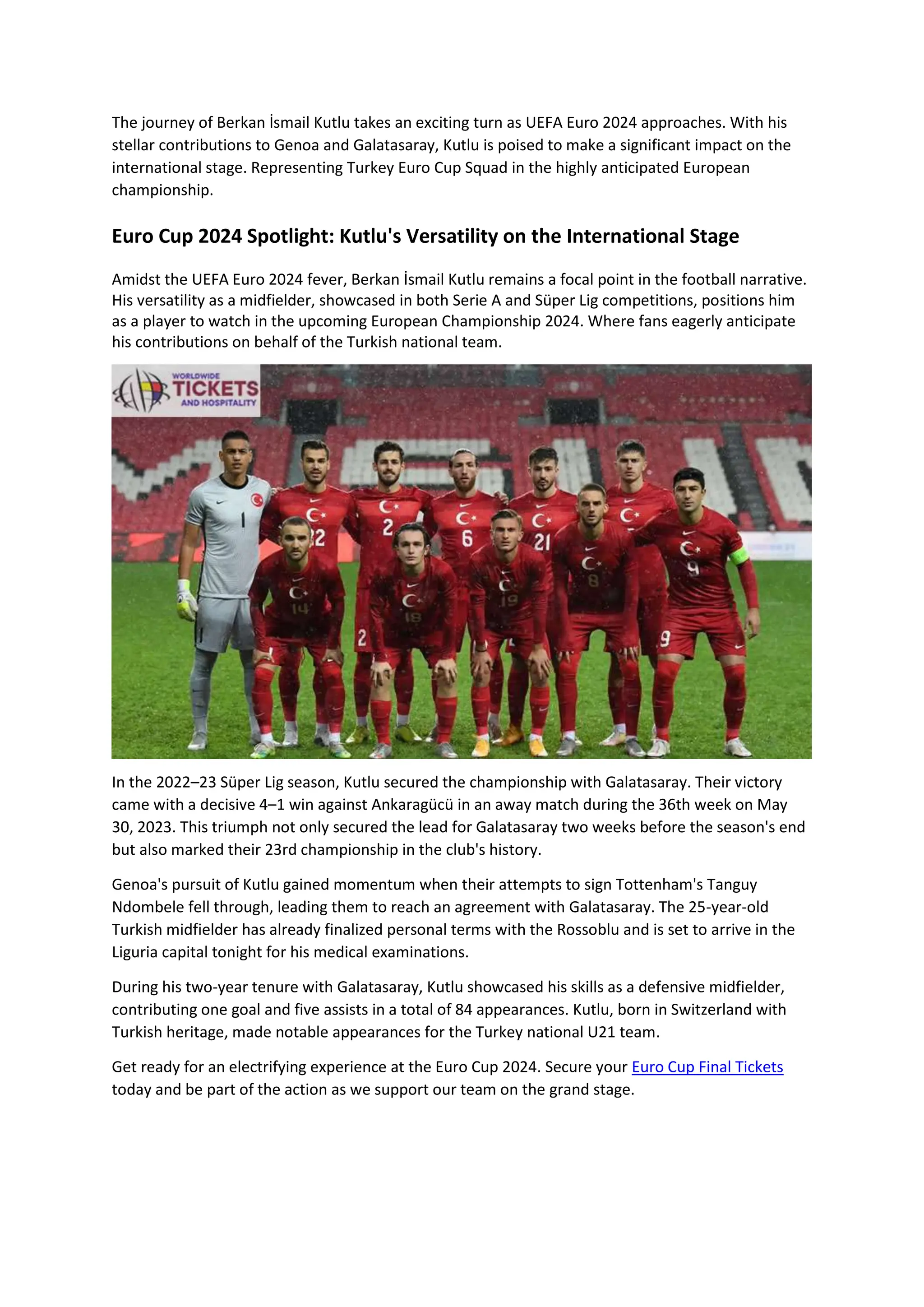 UEFA Euro 2024 Berkan İsmail Kutlu From Swiss Roots to Turkish Glory.docx 