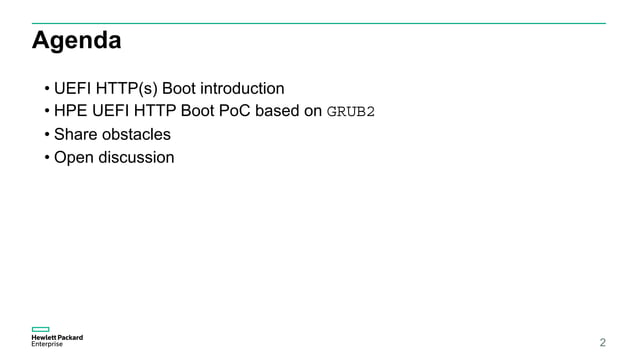 HTTP S BOOT intelligence overview