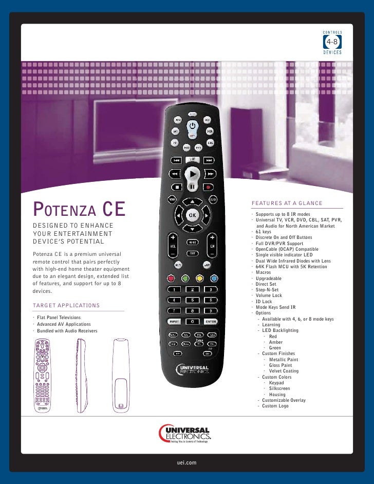 Uei Remote Controls
