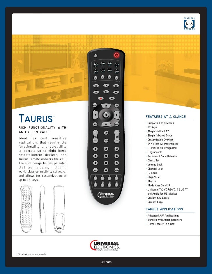 Uei Remote Controls