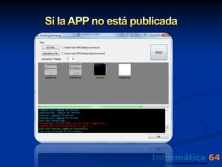 Robo de HashEn versiones antiguas de terminal Server (2003)Modificar el RDP para ejecutar una aplicación en un equipo remotoAl autenticarse en el servidorIntentará ejecutar la app remota