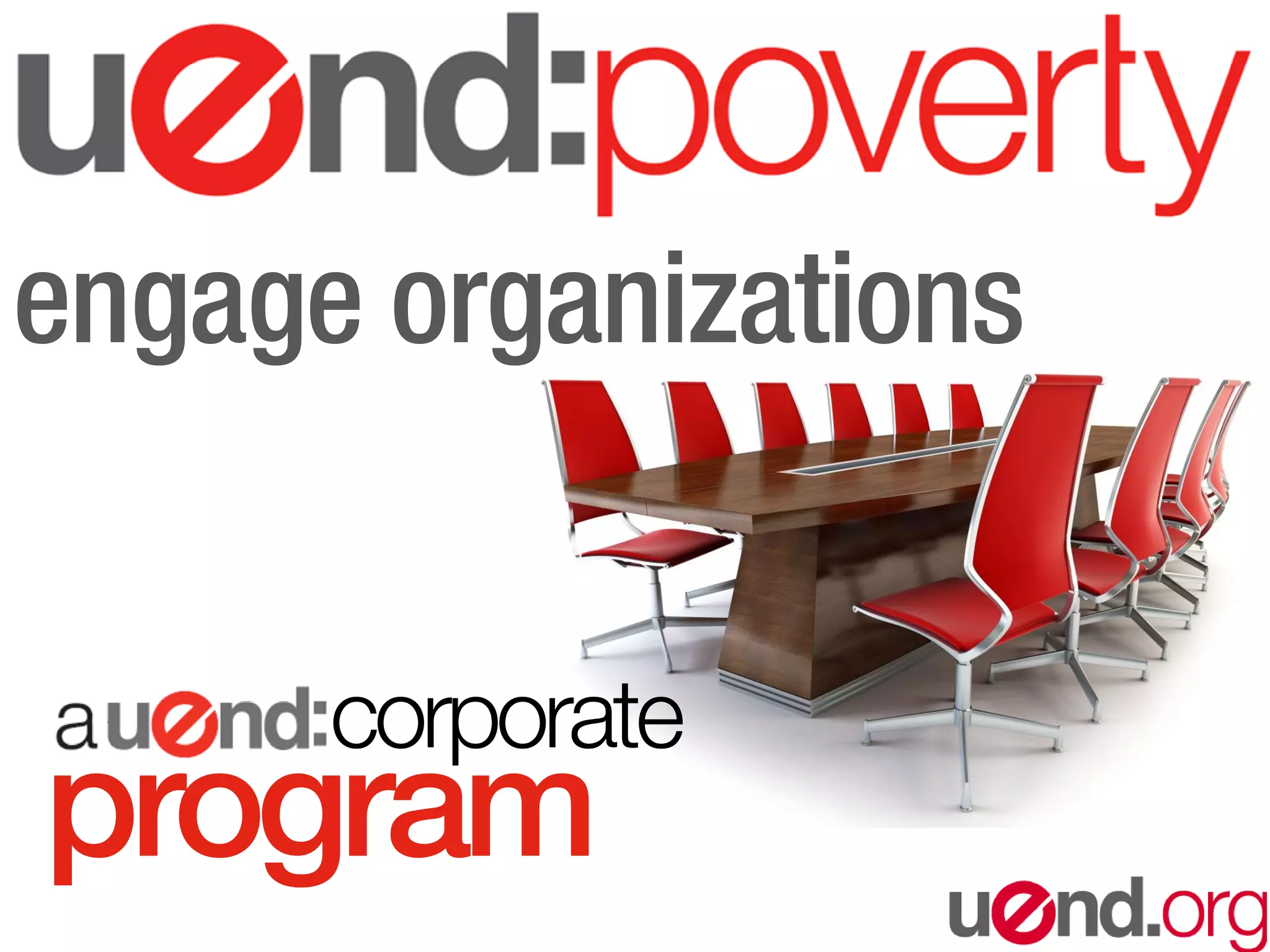 corporate
program
engage organizations
 