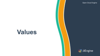 Values
Open Cloud Engine
 