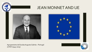 JEAN MONNETAND UE
Agrupamento de EscolasAugusto Cabrita – Portugal
70YEH (1945-2015)
 