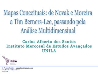 C. A. dos Santos – cas.ufrgs@gmail.com
Univ. Estadual de Ponta Grossa
29.03.2014
 
