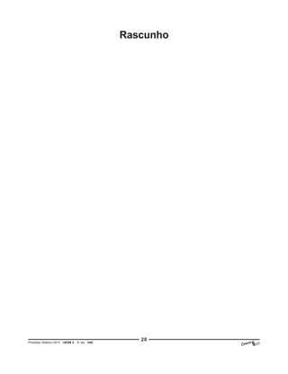 20
Processo Seletivo 2015 - UESB 2 - 2o
dia - D42
Rascunho
 