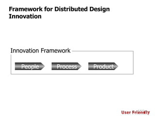 Framework for Distributed Design Innovation  People Process Product I Innovation Framework 