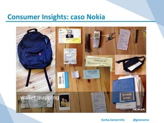 Gorka Zamarreño @granzama
Consumer Insights: caso Nokia
 