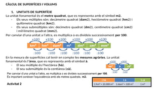 Temari de classe UF4 Matemàtiques: unitat les mesures | PPTX