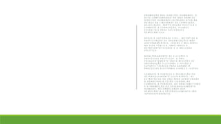 P R O M O Ç Ã O D O S D I R E I T O S H U M A N O S : O
A LT O C O M I S S A R I A D O D A O N U PA R A O S
D I R E I T O S H U M A N O S ( A C N U D H ) AT U A N A
D E F E S A D A L I B E R D A D E D E E X P R E S S Ã O ,
A S S O C I A Ç Ã O , PA R T I C I PA Ç Ã O P O L Í T I C A E
C O M B AT E À C O R R U P Ç Ã O , P I L A R E S
E S S E N C I A I S PA R A S O C I E D A D E S
D E M O C R ÁT I C A S .
A P O I O À S O C I E D A D E C I V I L : I N C E N T I VA A
PA R T I C I PA Ç Ã O D E O R G A N I Z A Ç Õ E S N Ã O
G O V E R N A M E N TA I S , J O V E N S E M U L H E R E S
N A V I D A P Ú B L I C A , A M P L I A N D O A
R E P R E S E N TAT I V I D A D E E A I N C L U S Ã O
P O L Í T I C A .
M O N I T O R A M E N T O D E E L E I Ç Õ E S E
P R O C E S S O S P O L Í T I C O S : A O N U
F R E Q U E N T E M E N T E E N V I A M I S S Õ E S D E
O B S E R V A Ç Ã O E L E I T O R A L E O F E R E C E
S U P O R T E T É C N I C O PA R A G A R A N T I R
P R O C E S S O S E L E I T O R A I S L I V R E S E J U S T O S .
C O M B AT E À P O B R E Z A E P R O M O Ç Ã O D O
D E S E N V O LV I M E N T O S U S T E N TÁ V E L : A S
E S T R AT É G I A S D A O N U PA R A A P R O F U N D A R
A D E M O C R A C I A E S TÃ O L I G A D A S A O
C O M B AT E À P O B R E Z A , A O A N A L FA B E T I S M O
E À P R O M O Ç Ã O D O D E S E N V O LV I M E N T O
H U M A N O , R E C O N H E C E N D O Q U E
D E M O C R A C I A E D E S E N V O LV I M E N T O S Ã O
I N T E R D E P E N D E N T E S
 
