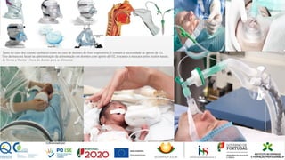 Tanto no caso dos doente cardíacos como no caso de doentes do foro respiratório, é comum a necessidade de aporte de O2.
Uso da mascara facial na administração da alimentação em doentes com aporte de O2, trocando a mascara pelos óculos nasais,
de forma a libertar a boca do doente para se alimentar.
 