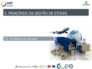 3. PRINCÍPIOS DA GESTÃO DE STOCKS
3.6. Condições do mercado
 