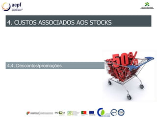 4. CUSTOS ASSOCIADOS AOS STOCKS
4.4. Descontos/promoções
 
