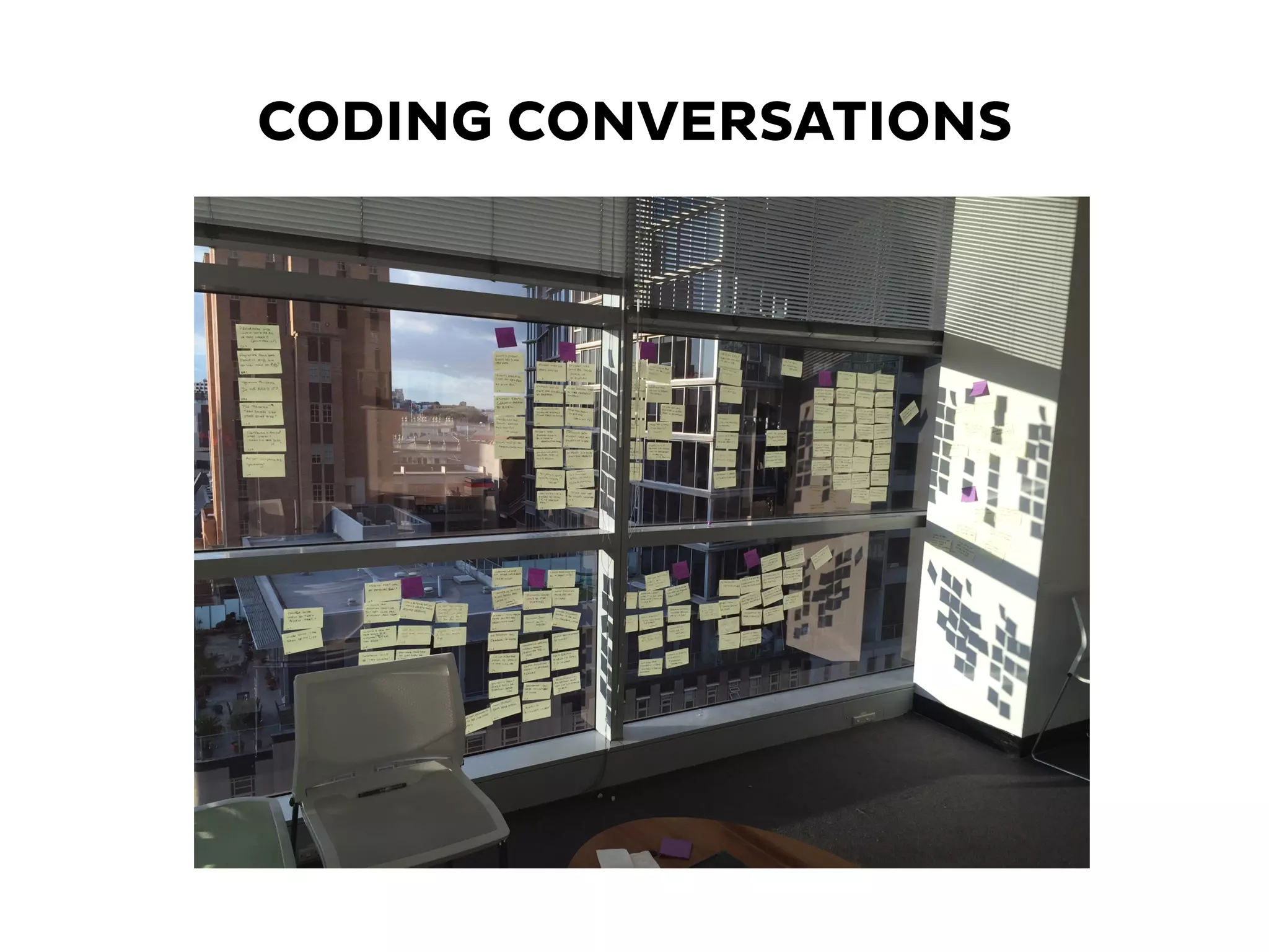 CODING CONVERSATIONS
 