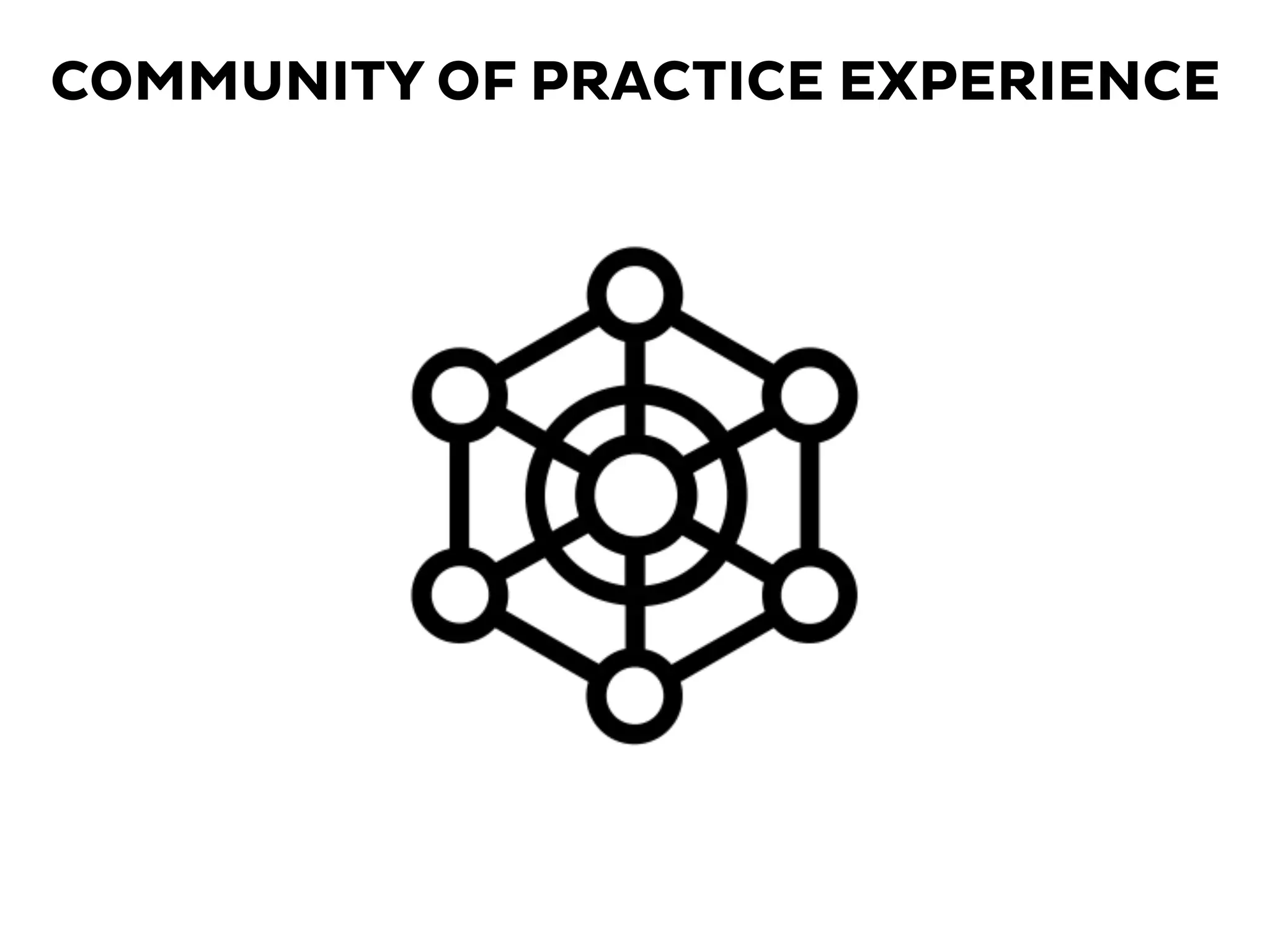 COMMUNITY OF PRACTICE EXPERIENCE
 