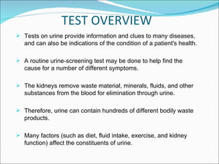 Urine feme test