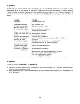  48(67­2



Leia o texto abaixo e faça o que se pede.
 gTRG¢9e U¤TE¢T¢UdTcR9a9XC!EWTVTR7PQIH¦GE7DB A975
f B E H @ E H H b H R b ` Y 6   B RUS 6 F C @ 8 6

Um método capaz de transformar em O sangue dos tipos A, B e AB foi criado por uma equipe internacional de pesquisadores. A
técnica pode pôr fim aos problemas de suprimento nos bancos de sangue, onde falta frequentemente o tipo O – o mais
procurado, pois pode ser recebido por qualquer paciente. O tipo de sangue é definido pela presença ou ausência dos antígenos
A e B na superfície dos glóbulos vermelhos. A compatibilidade é fundamental para a transfusão, pois esses antígenos podem
reagir com anticorpos presentes no plasma e levar à morte em alguns casos. A equipe de Qiyong Liu, da empresa ZymeQuest
(EUA), obteve enzimas capazes de remover da superfície dos glóbulos vermelhos as moléculas responsáveis pela reação imune.
As enzimas foram desenvolvidas em laboratório a partir de proteínas produzidas pelas bactérias Elizabethkingia
meningosepticum e Bacteroides fragilis. O método, descrito na página da revista Nature Biotechnology na internet, precisa
ainda ter sua eficácia e segurança avaliadas em testes clínicos.

                                                 (Disponível em:  http/ / www.cienciahoje.uol.com.br . Acesso em: 20 set. 2009. Adaptado.)



A) Considerando os padrões de herança envolvidos na determinação dos grupos sanguíneos, no sistema ABO,
   demonstre quais serão as proporções fenotípica e genotípica esperadas na progênie de um casamento entre um
   indivíduo portador dos dois antígenos (A e B) e uma mulher que não possui nenhum desses antígenos em suas
   hemácias.
B) O texto apresenta a seguinte informação: “A equipe de Qiyong Liu, da empresa ZymeQuest (EUA), obteve enzimas
   capazes de remover da superfície dos glóbulos vermelhos as moléculas responsáveis pela reação imune”. Com base
   nessa informação, responda: Essa característica modificada pode ser transmitida para os descendentes dos
   indivíduos? Justifique a sua resposta.
C) Nas respostas imunológicas são envolvidos diferentes grupos de células, dentre as quais os macrófagos. Caracterize
   os macrófagos em relação às estruturas e organelas envolvidas em sua ação durante o processo imunológico.


 48(67­2



Um turista veio para Vitória pela primeira vez em sua vida para conhecer o mar. Quando chegou à praia, observou cada
detalhe e notou, entre tantas coisas, que havia placas com o indicativo de proibição de cachorros na praia, de acordo
com uma lei municipal. Ele não entendeu bem o significado daquilo, mas, independentemente disso, aproveitou ao
máximo seus dias de lazer. Alguns dias após retornar para sua cidade, ele percebeu o surgimento de uma pequena ferida
na pele de sua perna, que se desenvolveu na forma de linhas tortuosas. Essa ferida foi diagnosticada como uma doença
parasitária. Com base nessas informações, faça o que se pede.



A) Indique o nome da doença parasitária (ou do parasita) de que trata o texto acima.
B) Indique a relação existente entre a proibição da lei municipal mencionada e essa parasitose.
C) Esse parasita pertence a um filo que apresenta o preenchimento da cavidade corporal bastante típico, quando
   comparado com a cavidade corporal de outros parasitas humanos. Explique como a cavidade corporal do parasita em
   questão está preenchida e indique uma de suas funções.
 