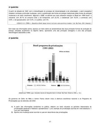  48(67­2



Considerando que intertextualidade implica a “utilização de uma multiplicidade de textos ou de partes de textos
preexistentes de um ou mais autores, de que resulta a elaboração de um novo texto literário” ( Dicionário eletrônico
Houaiss da Língua Portuguesa), justifique como esse processo ocorre na relação entre os trechos de “Saudações”, do
poeta brasileiro contemporâneo Waldo Motta, e de “Lisbon revisited (1923)”, do poeta português modernista Fernando
Pessoa.


            7(;72                          7(;72 

            “Saudações”                     “Lisbon revisited (1923)”

            Ó ilustríssimos senhores        Não: não quero nada.
            de modos finos, que saco!       Já disse que não quero nada.
            Pelo amor da santa, fora
            com vossos salamaleques!        Não me venham com conclusões!
                                            A única conclusão é morrer.
            Não quero louros nem busto
            e nem meu nome em via           Não me tragam estéticas!
            pública.                        Não me falem em moral!
            Não quero as vossas vênias      Tirem-me daqui a metafísica!
            e rapapés, flores dúbias.       Não me apregoem sistemas completos, não me enfileirem
            Não quero ser poeta             conquistas
            de que todos se orgulham.       Das ciências (das ciências, Deus meu, das ciências!) —
                                            Das ciências, das artes, da civilização moderna!
            Descaradamente confesso
            a quem interessar possa:        Que mal fiz eu aos deuses todos?
            Quero é ser a vergonha
            da província e da república.    Se têm a verdade, guardem-a!
                       ( Transpaixão)
                                            Sou um técnico, mas tenho técnica só dentro da técnica.
                                            Fora disso sou doido, com todo o direito a sê-lo.
                                            Com todo o direito a sê-lo, ouviram?
                                                        ( Ficções do interlúdio)



 48(67­2



Levando em conta os 7(;726  H , da  48(67­2,

A) identifique, no poema de Waldo Motta, expressões que contrapõem linguagem culta a linguagem popular e analise o
   efeito que essa contraposição provoca;
B) explique a diferença entre a pessoa gramatical à qual se dirige o poema “Lisbon revisited (1923)” e aquela à qual se
   dirige “Saudações”.
 