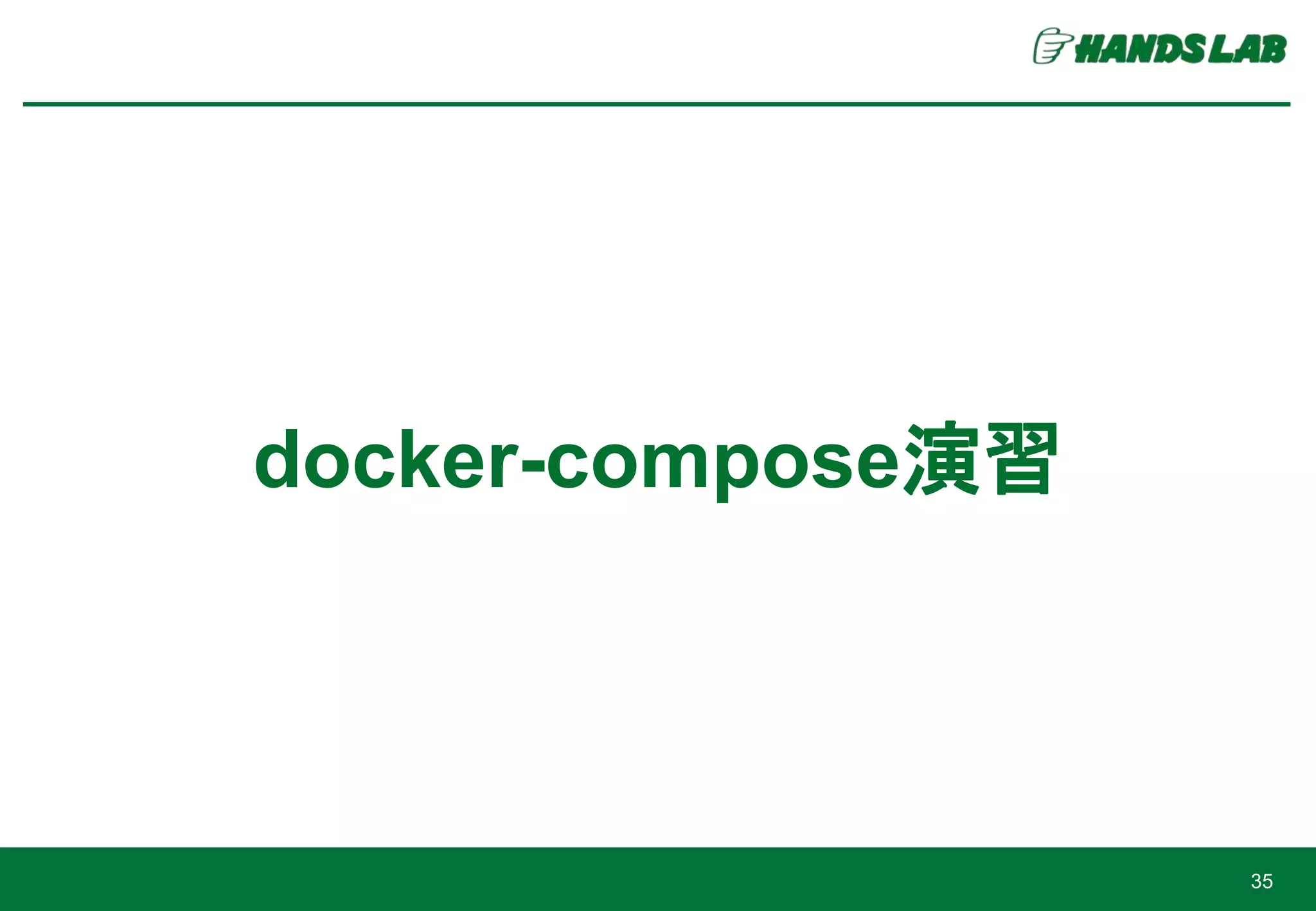docker-compose演習
35
 