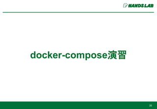 docker-compose演習
35
 