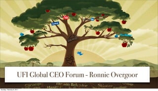 UFI Global CEO Forum - Ronnie Overgoor
Sunday, February 6, 2011
 