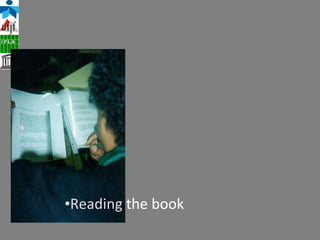 Reading  the book 
