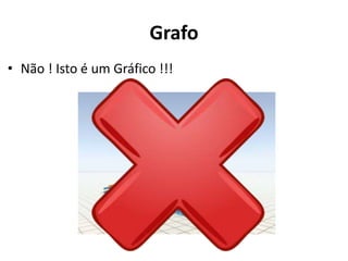 Grafo
• Não ! Isto é um Gráfico !!!
 