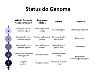 Status do Genoma
 