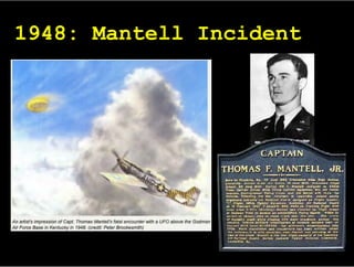 1948:1948: MantellMantell IncidentIncident
 