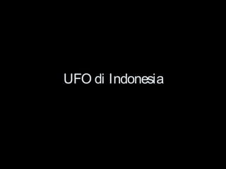 UFO di Indonesia
 