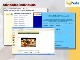 Atividades individuais
 