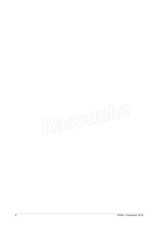 6   UFRN   Vestibular 2010
 