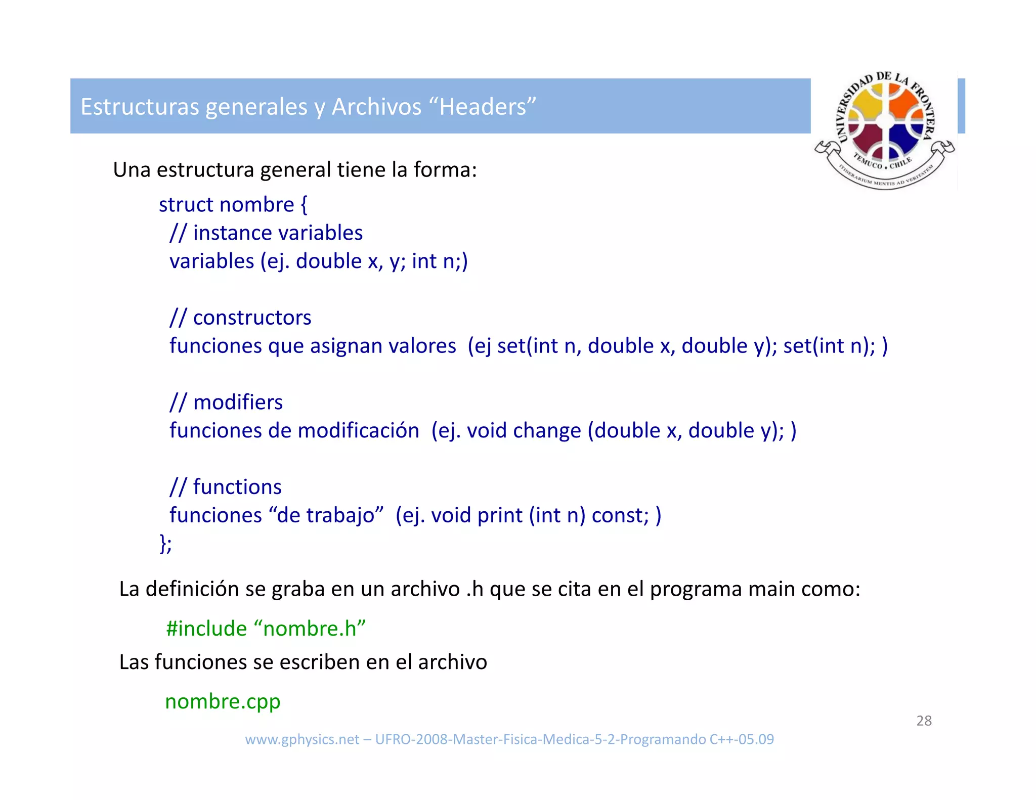 UFRO Master Fisica Medica 5 2 Programando C