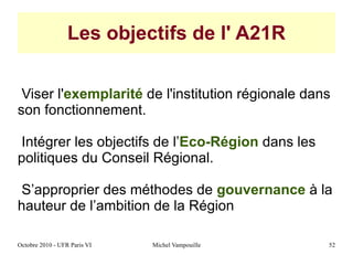 Développement durable & Agenda 21 locaux - UFR espace s& MilieuxParis VII