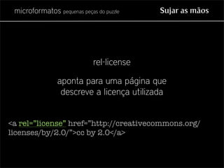 Microformatos - pequenas peças do puzzle