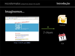 Microformatos - pequenas peças do puzzle