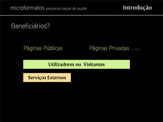 Microformatos - pequenas peças do puzzle