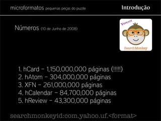 Microformatos - pequenas peças do puzzle