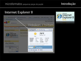 Microformatos - pequenas peças do puzzle