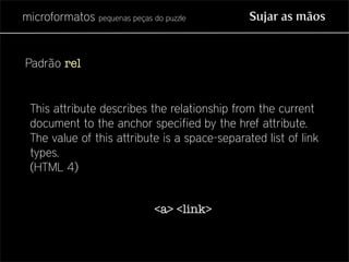 Microformatos - pequenas peças do puzzle
