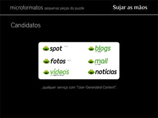 Microformatos - pequenas peças do puzzle
