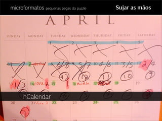Microformatos - pequenas peças do puzzle