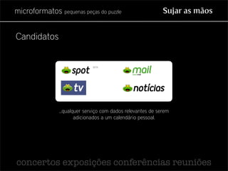 Microformatos - pequenas peças do puzzle